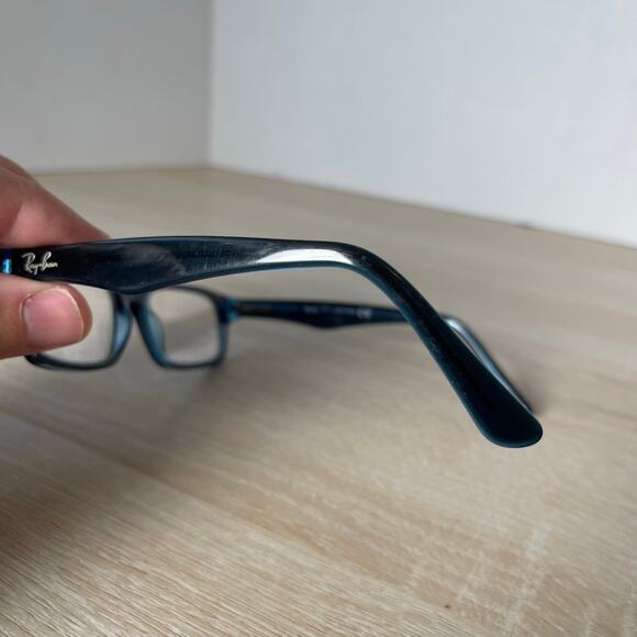 Ray-Ban RB1530 3667 Eyeglasses Rectangular Blue Full Rim 48-16-130 Frames Only - Picture 7 of 10